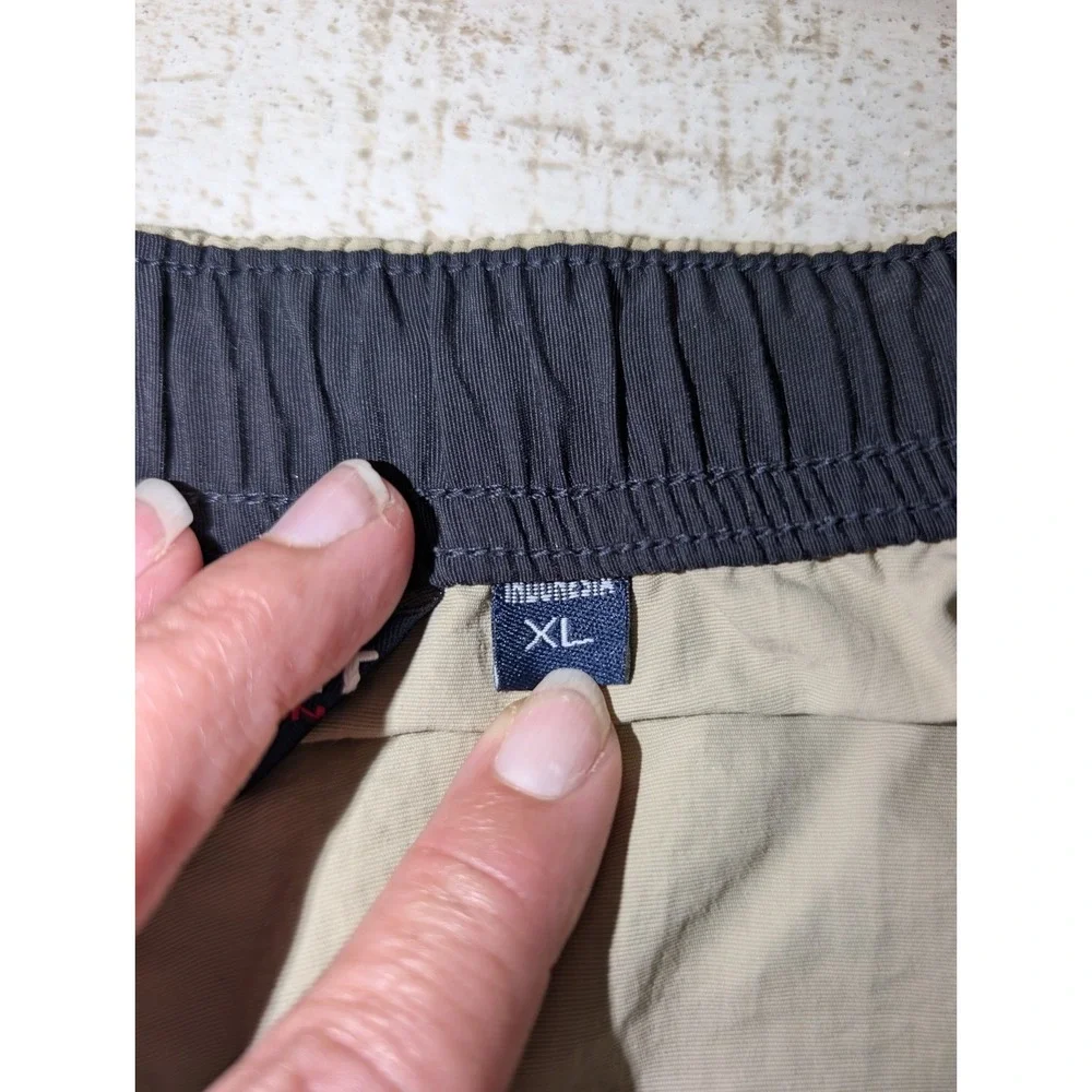 Vintage 90s Mens Ralph Lauren Polo Sport Khaki Cargo Hiking Shorts Size Large XL
